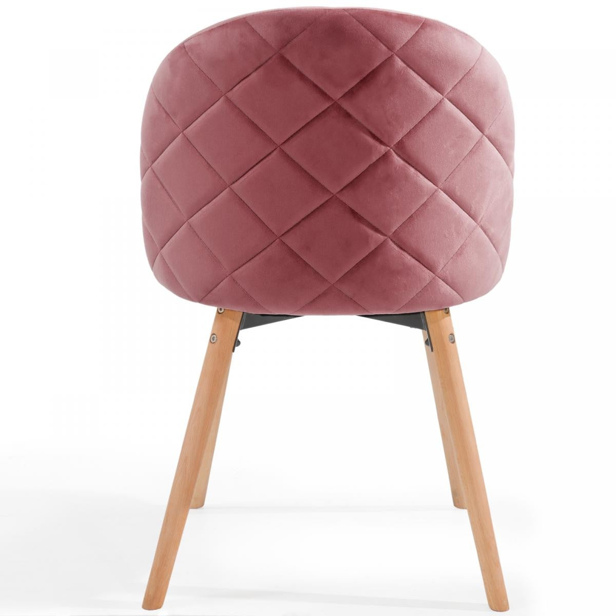 Miadomodo Eetkamerstoelen Roze Set van 6