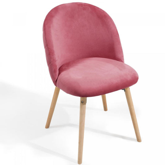 Miadomodo Eetkamerstoelen Roze Set van 2