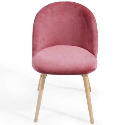 Miadomodo Eetkamerstoelen Roze Set van 6