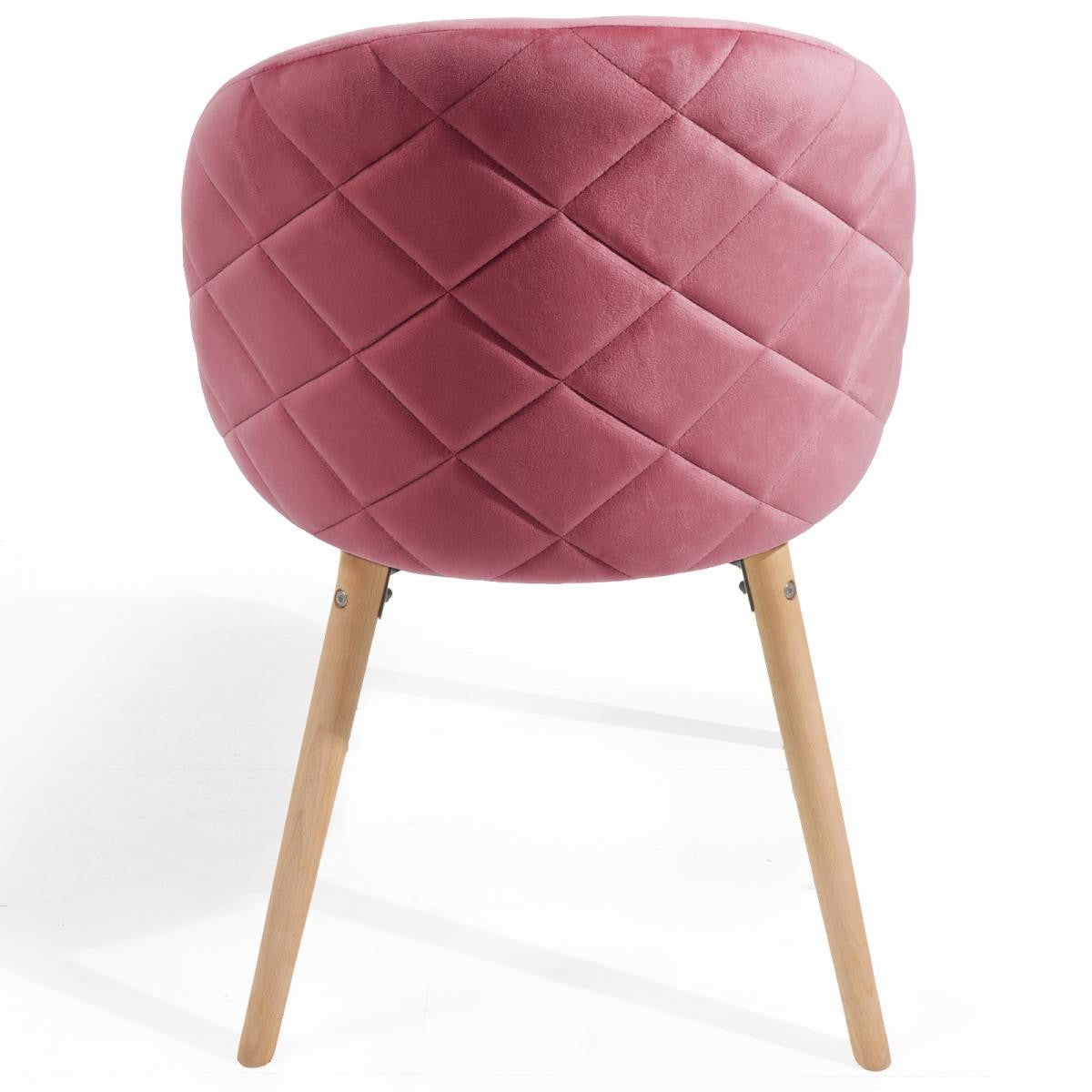 Miadomodo Eetkamerstoelen Roze Set van 6