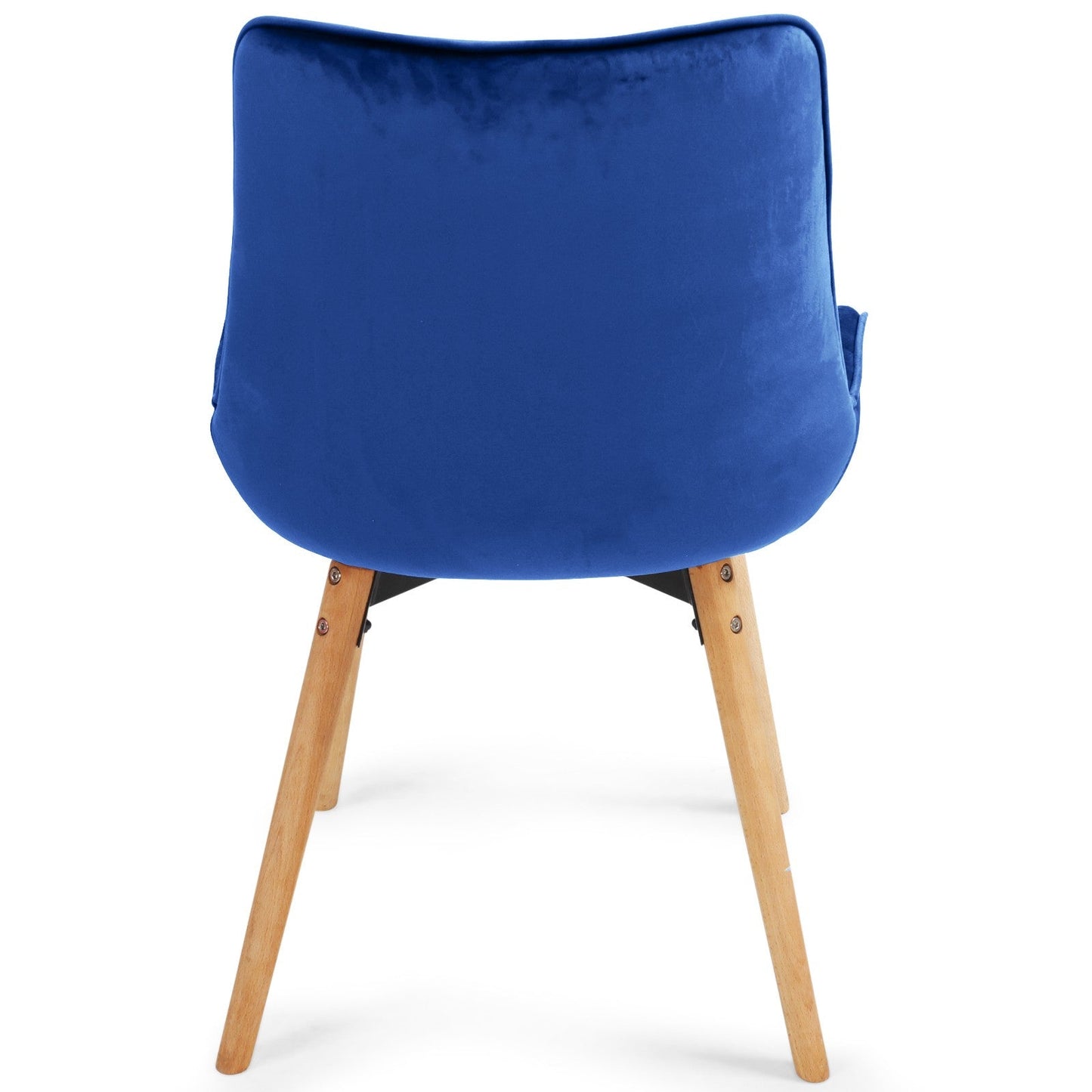 Miadomodo Eetkamerstoelen Blauw Set van 8