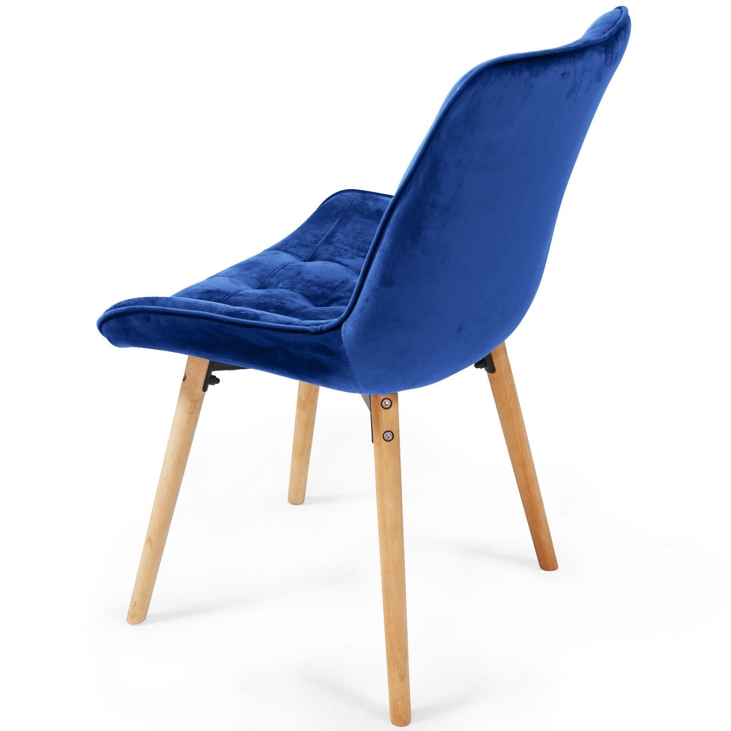 Miadomodo Eetkamerstoelen Blauw Set van 6