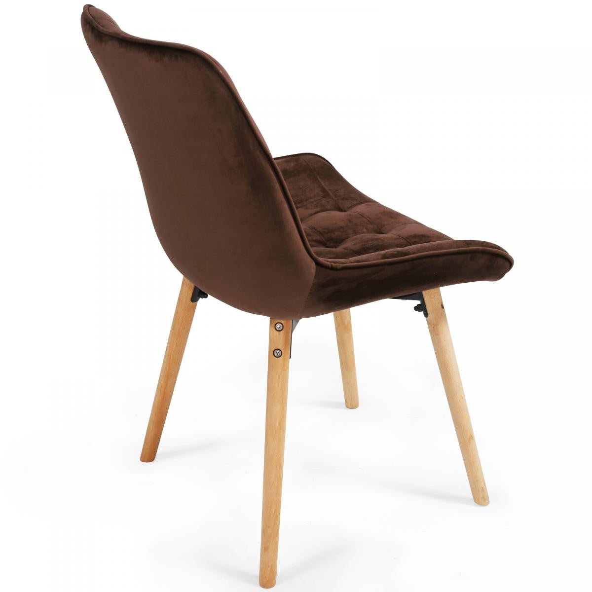 Miadomodo Eetkamerstoelen Bruin Set van 4