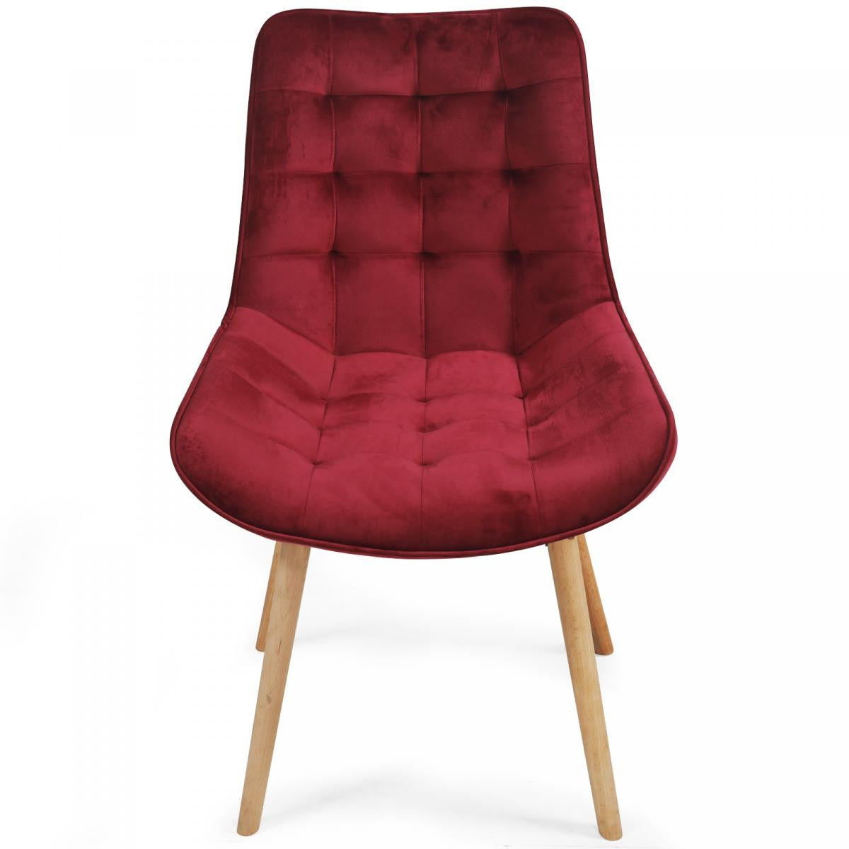 Miadomodo Eetkamerstoelen Donker Rood Set van 6