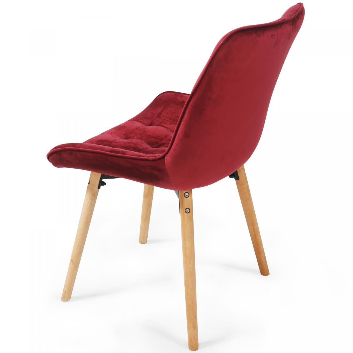 Miadomodo Eetkamerstoelen Donker Rood Set van 6