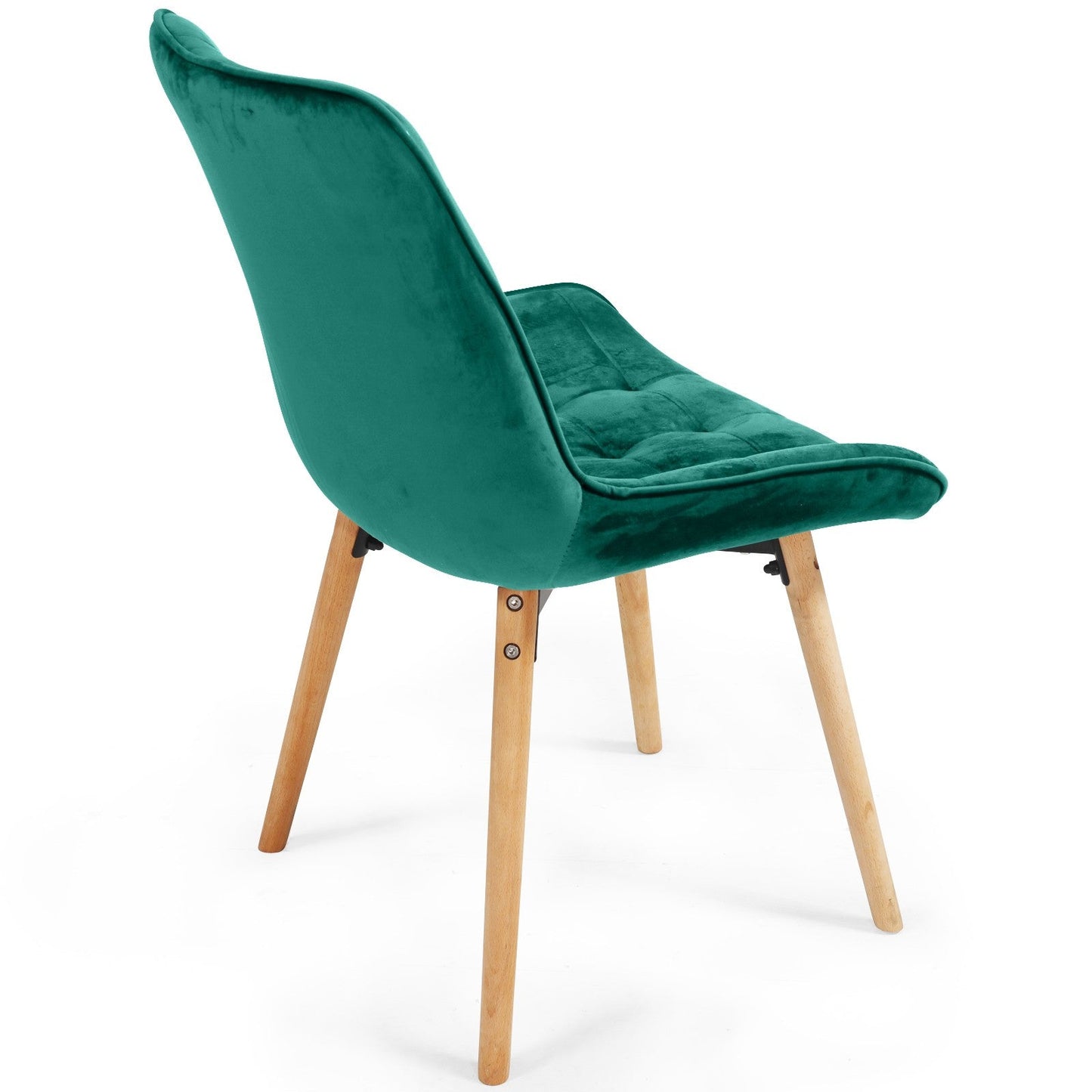 Miadomodo Eetkamerstoelen Groen Set van 2