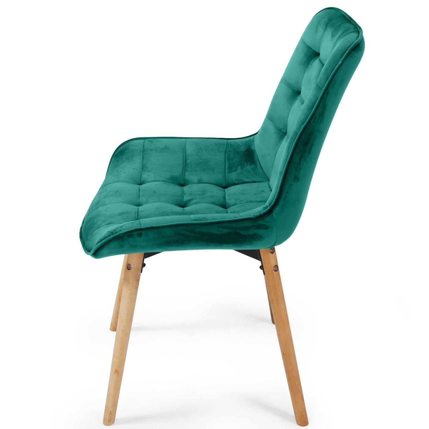 Miadomodo Eetkamerstoelen Groen Set van 2