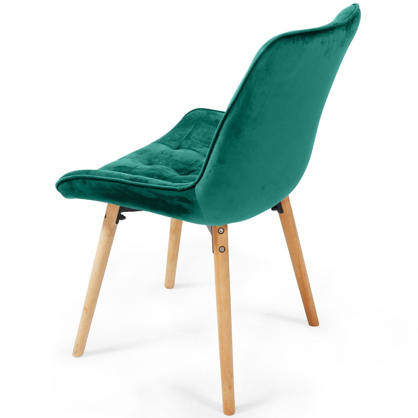 Miadomodo Eetkamerstoelen Groen Set van 2