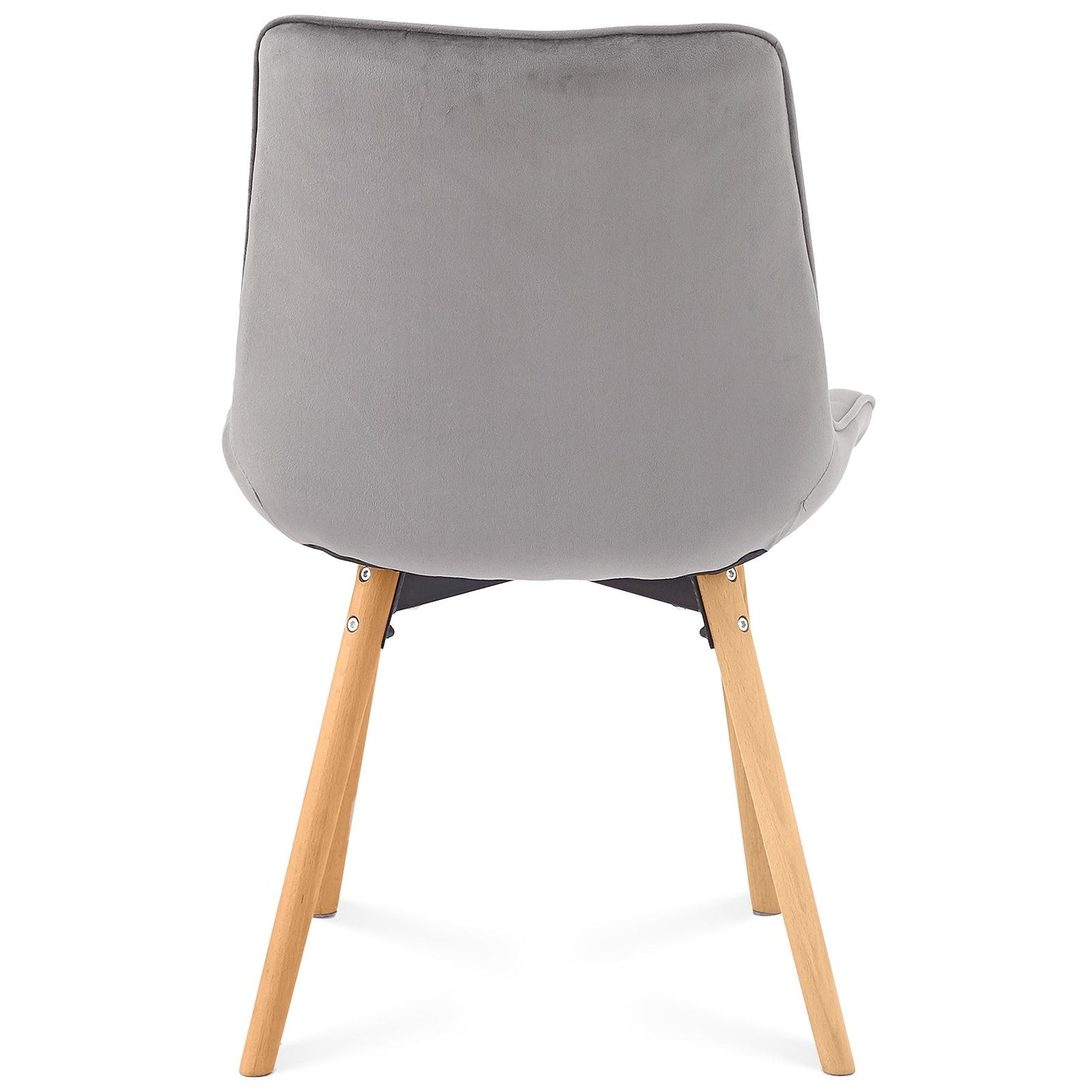 Miadomodo Eetkamerstoelen Licht Grijs Set van 6