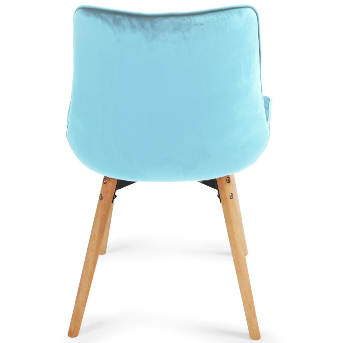 Miadomodo Eetkamerstoelen Turquoise Set van 8