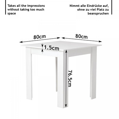 Miadomodo Eettafel wit