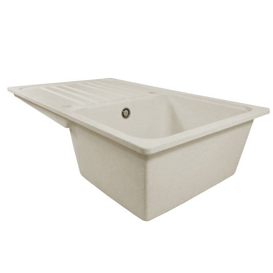 Aquamarin Spoelbak Graniet Beige 75,9 x 22 x 45,9 cm