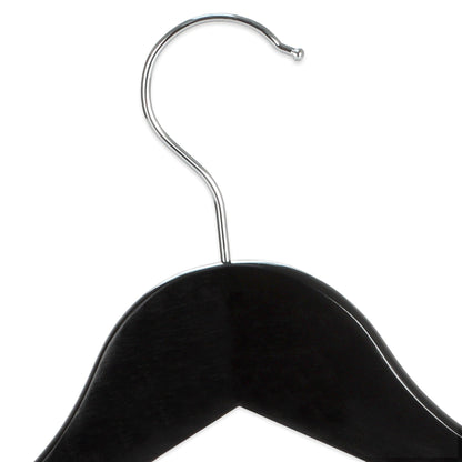 Jago Houten kleerhangers 50 stuks-zwart