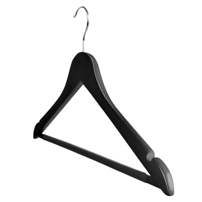 Jago Houten kleerhangers 30 stuks-zwart