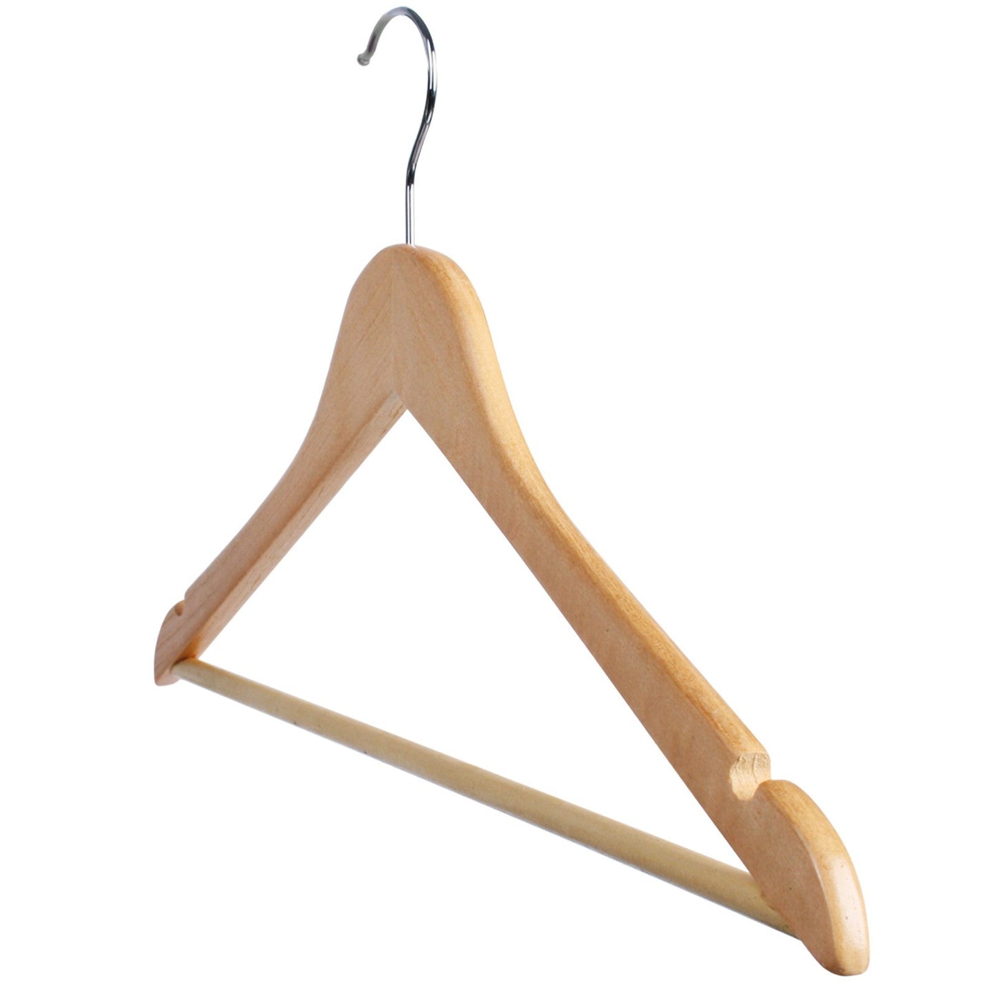 Jago Houten kleerhangers 30 stuks-naturel