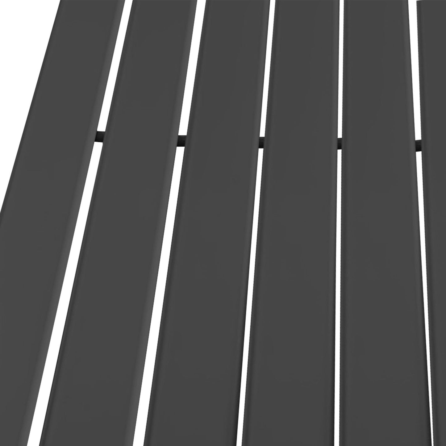 Aquamarin Verticaal model middenaansluiting antraciet 1600x452x52 mm