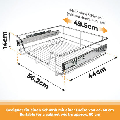 Jago Telescopische lade - kastbreedte 60 cm