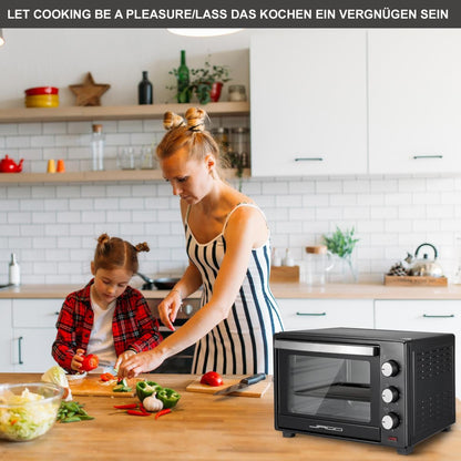 Jago Mini-oven 30l - zwart