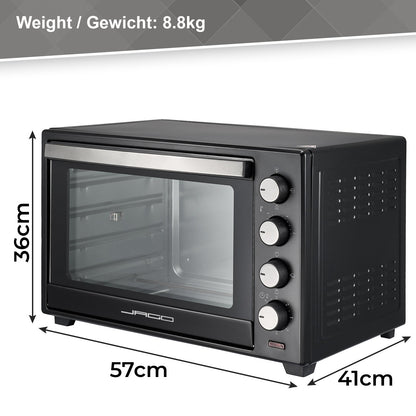 Jago Mini-oven 48l - zwart